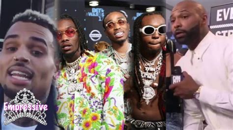 Migos Feud With Chris Brown & Joe Budden At BET Awards 2017.